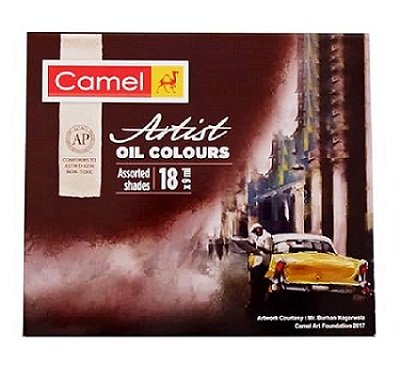 CAMEL ARTIST OIL COLOURS 18 SHADES X 9ML