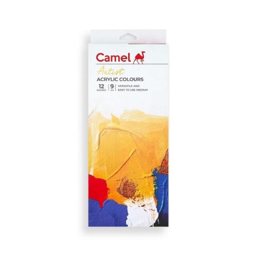 Camel Artist Acrylic Colours 12 shades X 9 ml