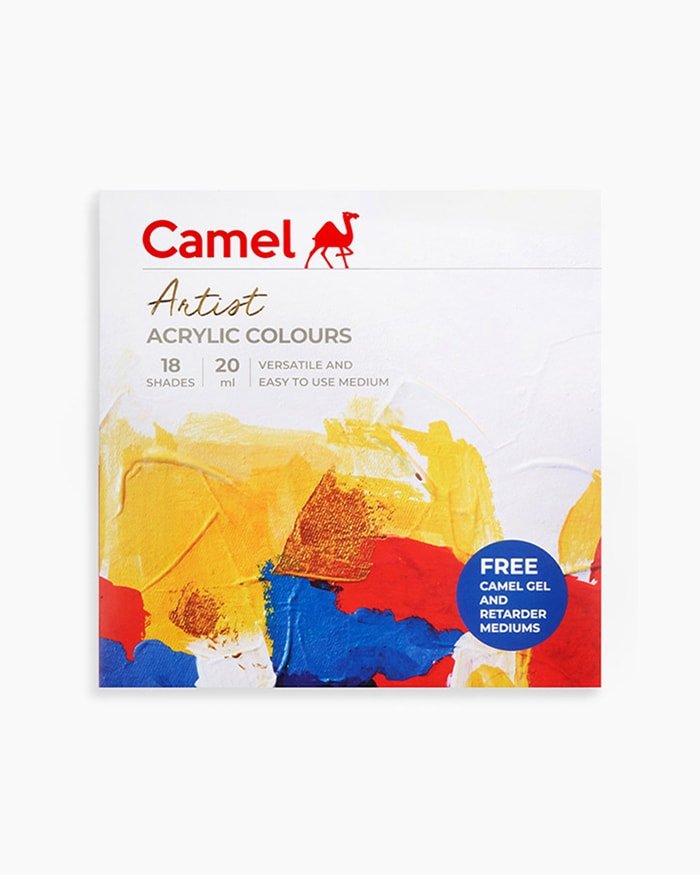 Camel Artist Acrylic Colours 18 Shades X 20ml