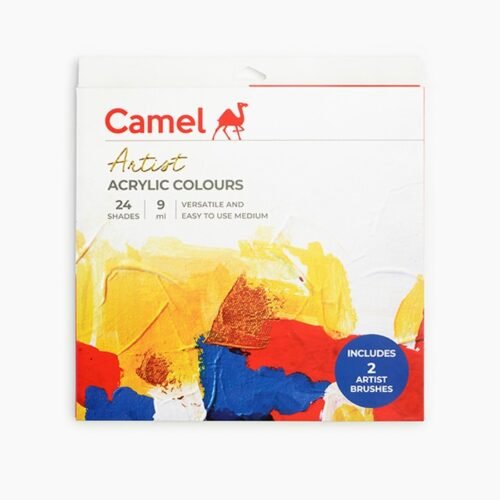 Camel Artist Acrylic Colours 24 shades X 9ml