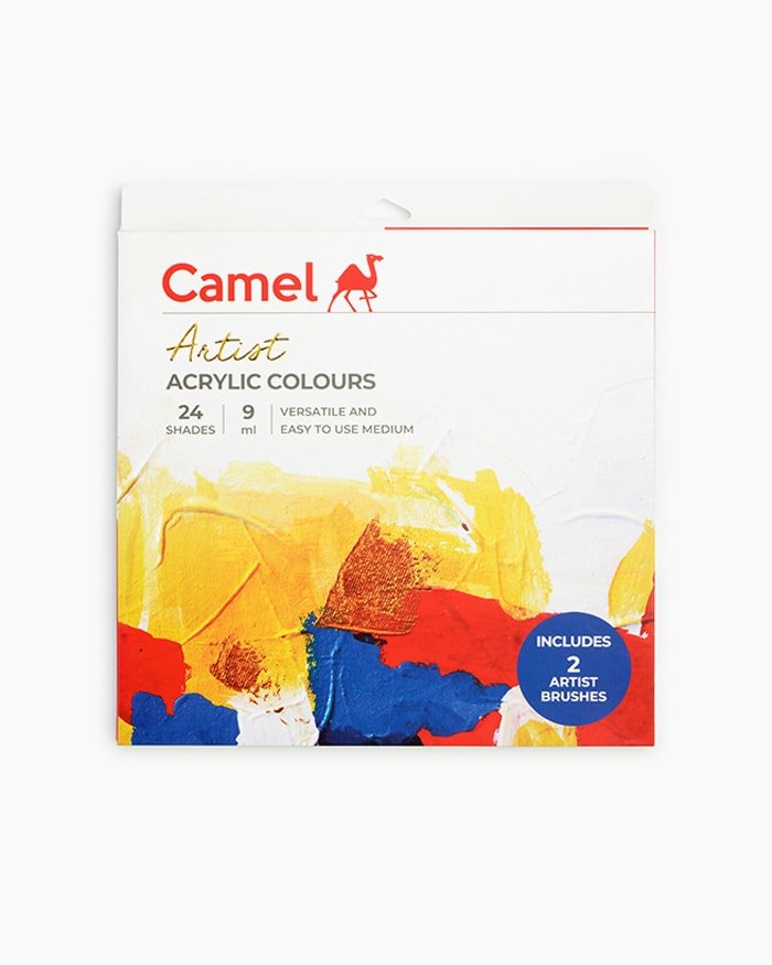 Camel Artist Acrylic Colours 24 shades X 9ml