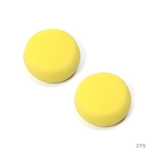 Round yellow sponge 2PC