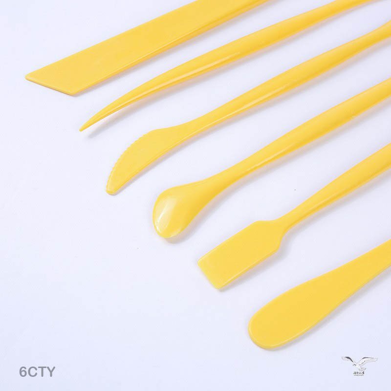 Clay tool yellow handle 6Pc - Image 2