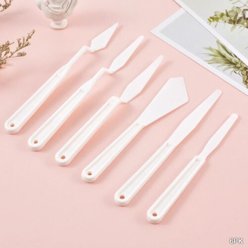 Plastic painting knife 6Pc