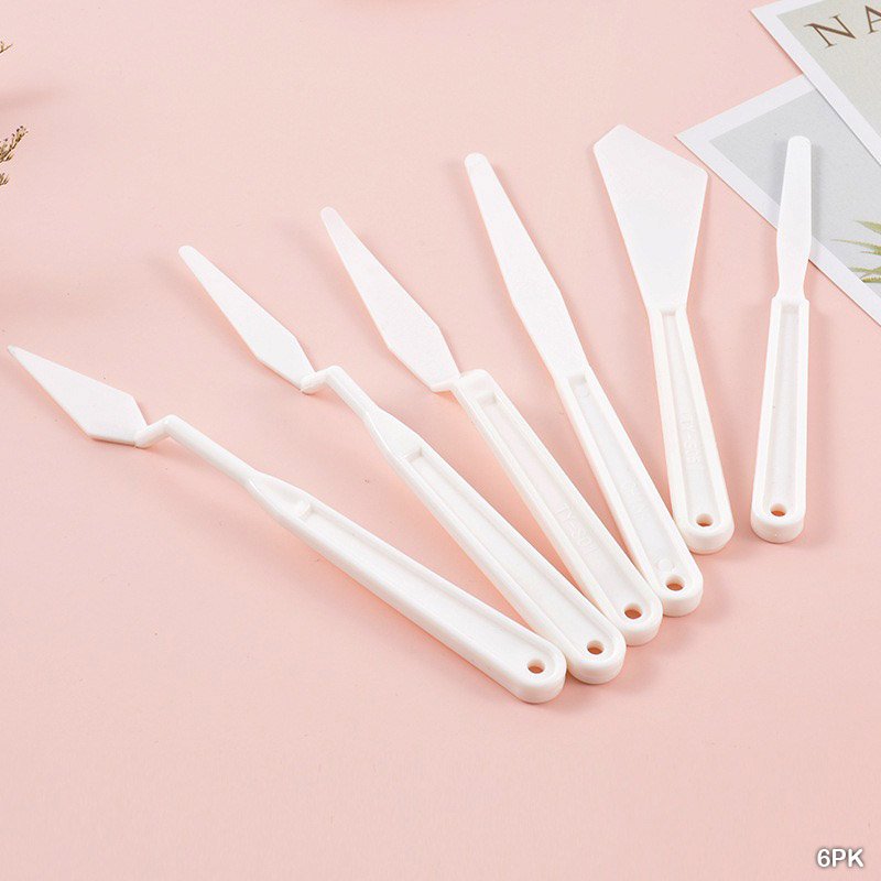 Plastic painting knife 6Pc - Image 3