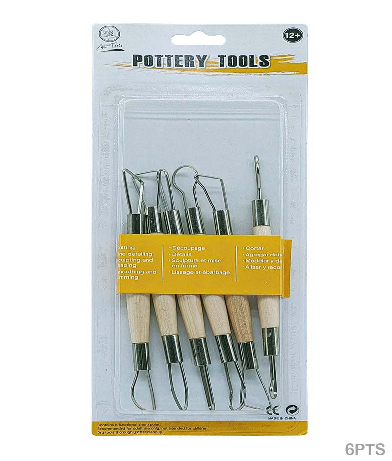 Pottery tool set 6PC