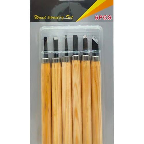 wood carving tools 6pc