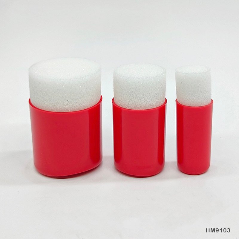 Sponge red handle 3PC