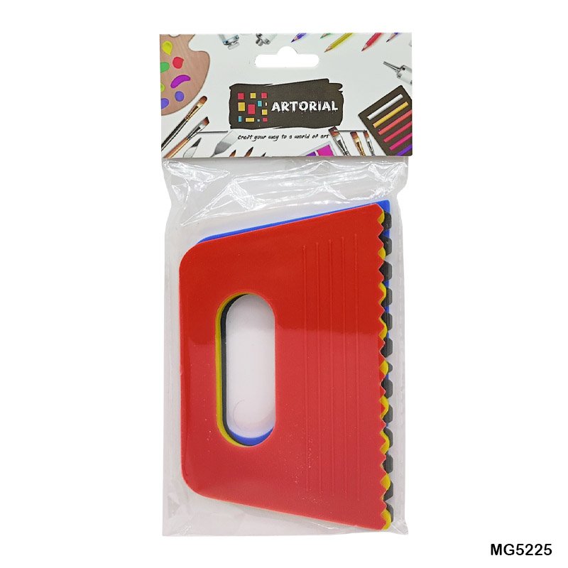 Plastic art tools kid 4PC - Image 3