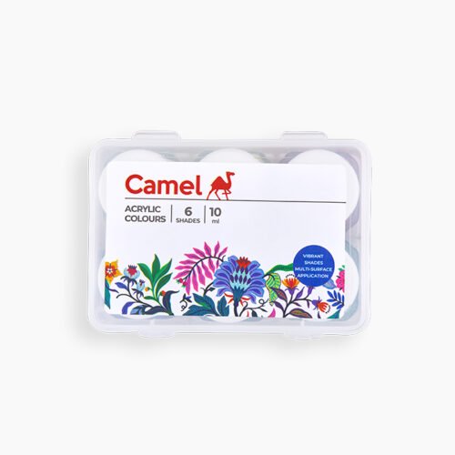 Camel Acrylic Colors 6 shades X 10ml