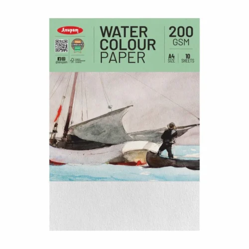 Anupam Watercolour Paper Loose Sheets-200 GSM