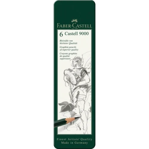 Castell 9000 graphite pencil | Set of 6