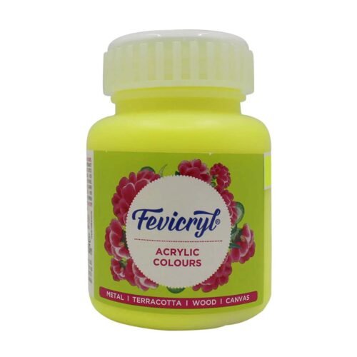 Fevicryl Acrylic Color Neon Yellow - 011