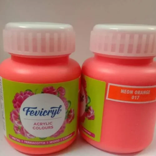 Fevicryl Acrylic Color Neon Orange - 017
