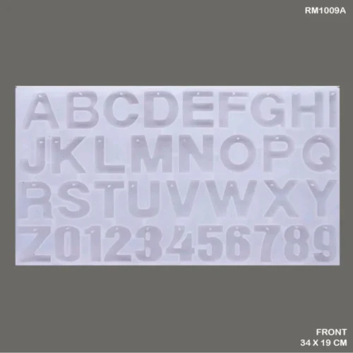 Alphabet Mould with key-chains hole RM1009A
