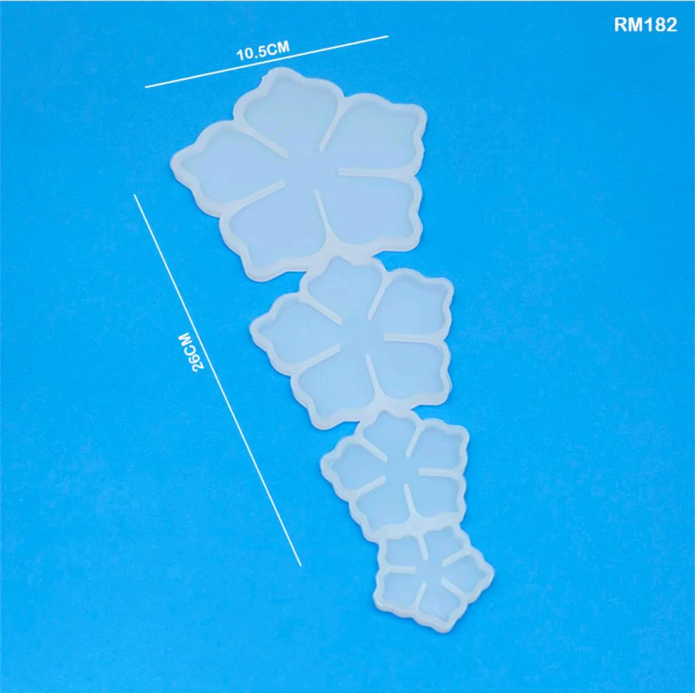 3D Flower Mould RM182 - 4 Flower