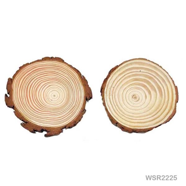 Unfinished Natural Wooden Slice 22-25 CM