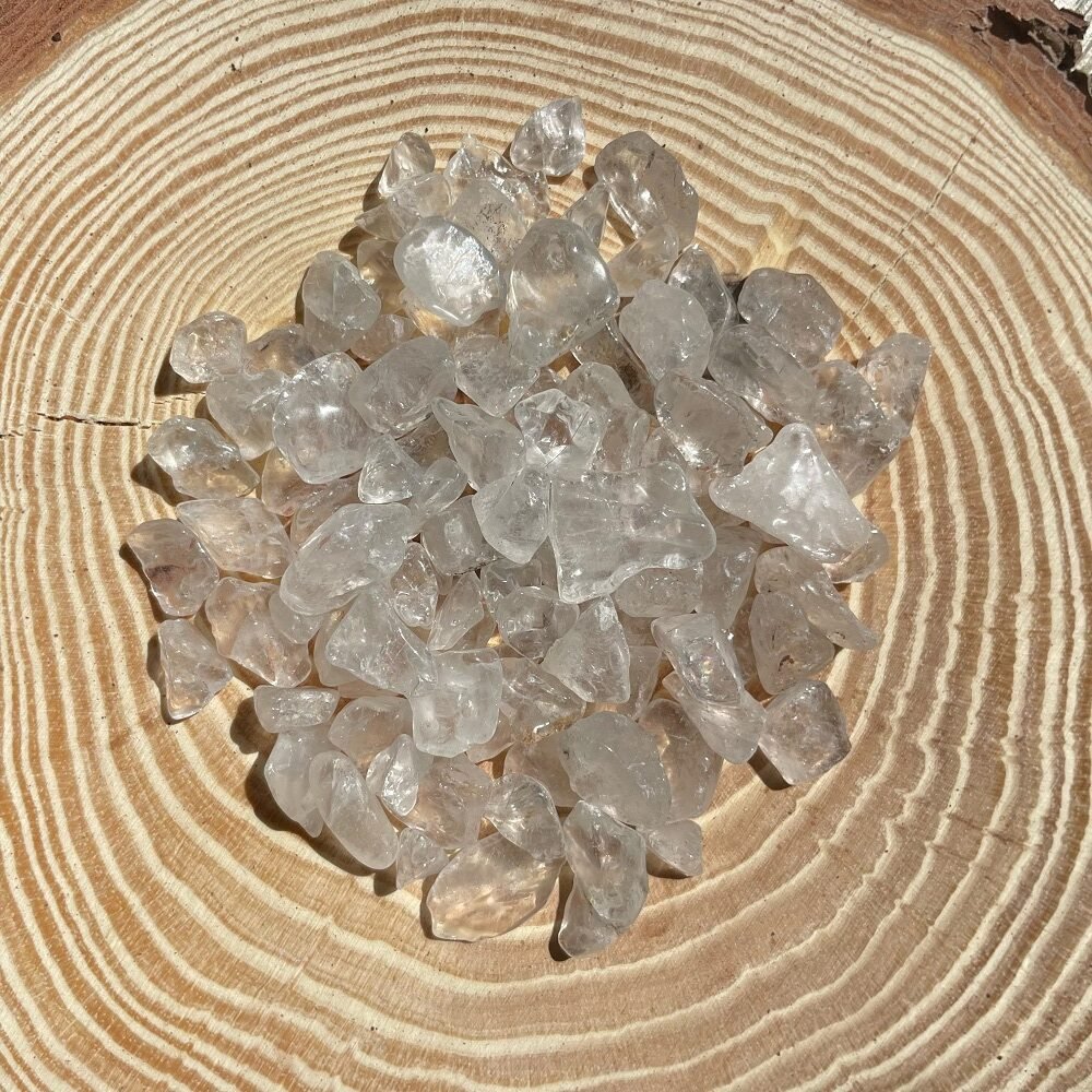 White Transparent crystals Big Size - 250 gm