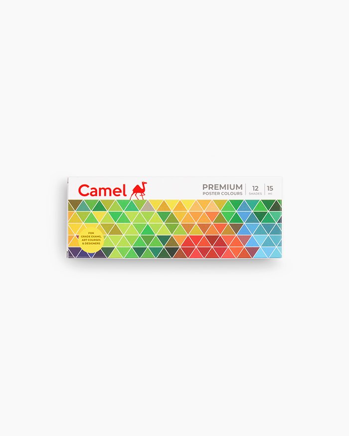 Camel Premium Poster Color 12 Shades X 15 ml