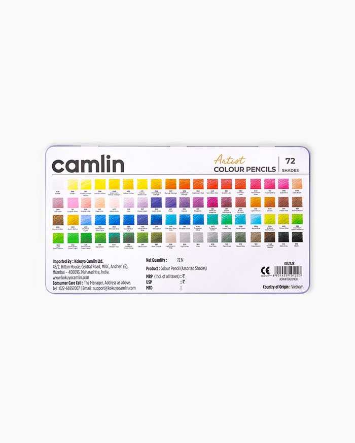 Camlin Artist Colour Pencils - Set of 72 - Image 4