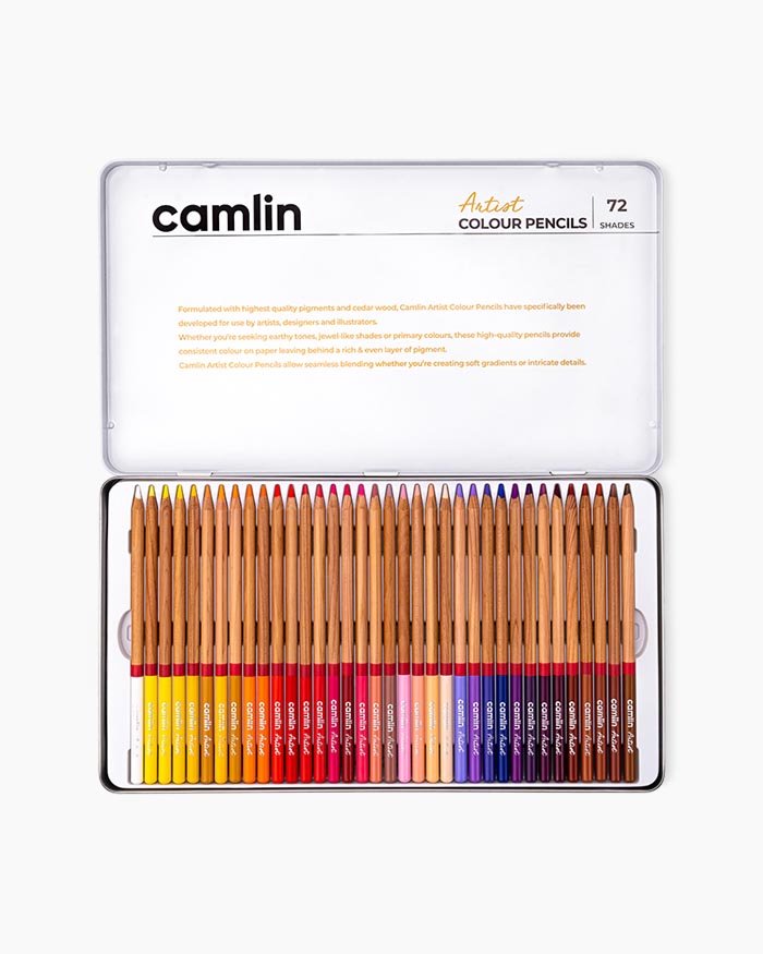 Camlin Artist Colour Pencils - Set of 72 - Image 5