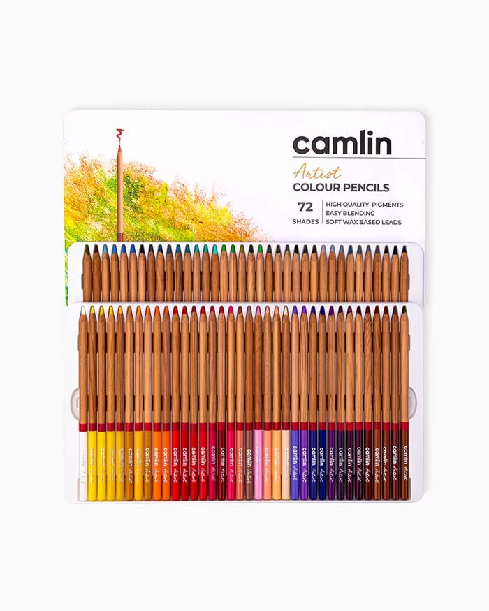 Camlin Artist Colour Pencils - Set of 72 - Image 2