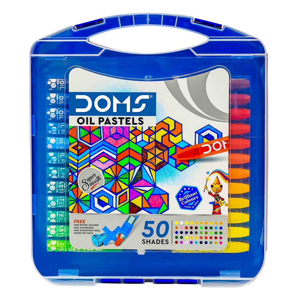 DOMS Oil Pastel 50 Shades(Hexagonal)