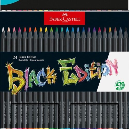 Faber Castell Black Edition Colour Pencils - set of 24