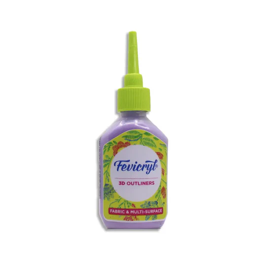 Fevicryl 3D outliner - Pearl Lilac