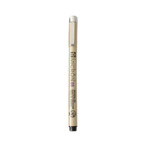SAKURA, Fine liner Pen - 08 - PIGMA MICRON | BLACK.