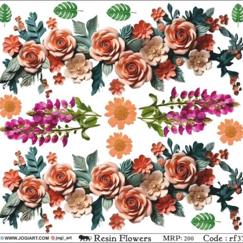 Resin flower Sticker - rf37