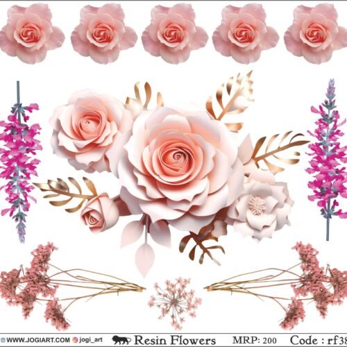 Resin flower Sticker - rf38