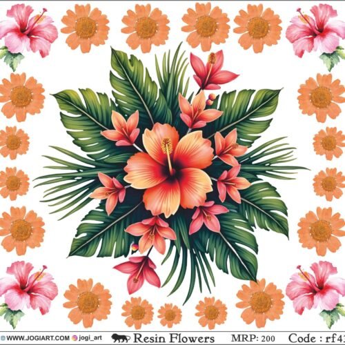 Resin flower Sticker - rf43