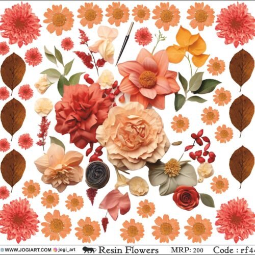 Resin flower Sticker - rf44