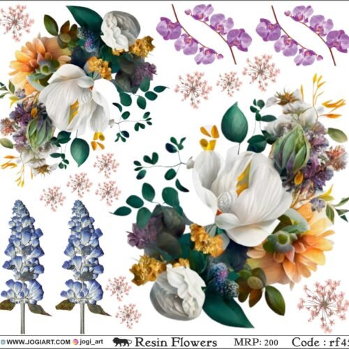 Resin flower Sticker - rf45