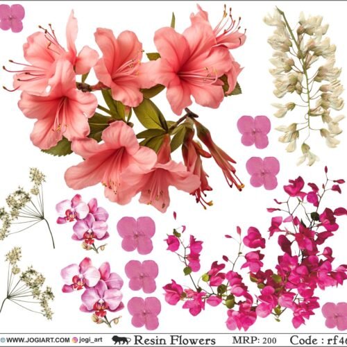 Resin flower Sticker - rf46
