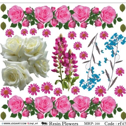Resin flower Sticker - rf47