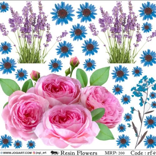 Resin flower Sticker - rf49