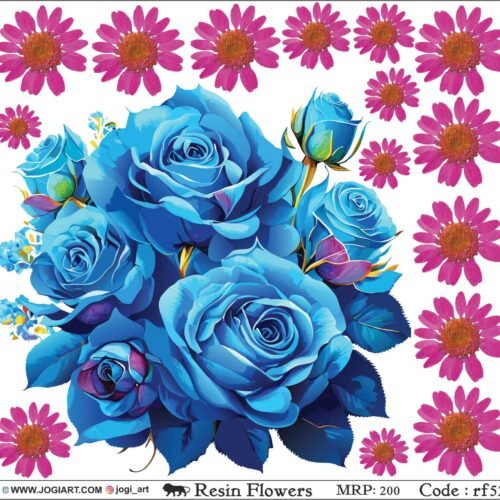 Resin flower Sticker - rf52