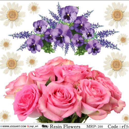Resin flower Sticker - rf54