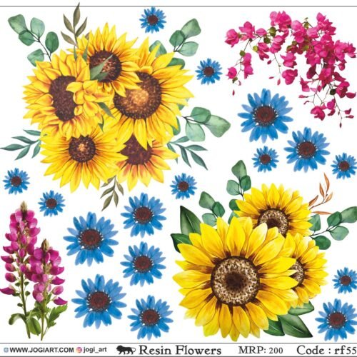 Resin flower Sticker - rf55