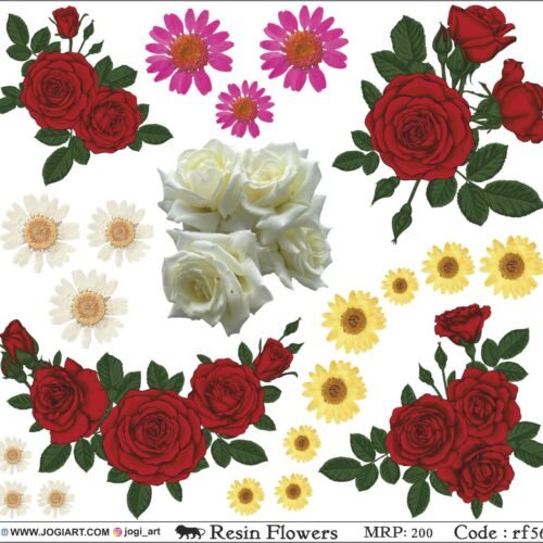 Resin flower Sticker - rf56