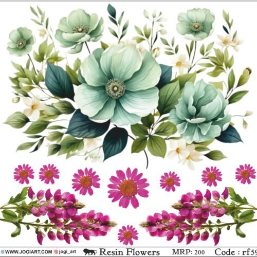 Resin flower Sticker - rf59