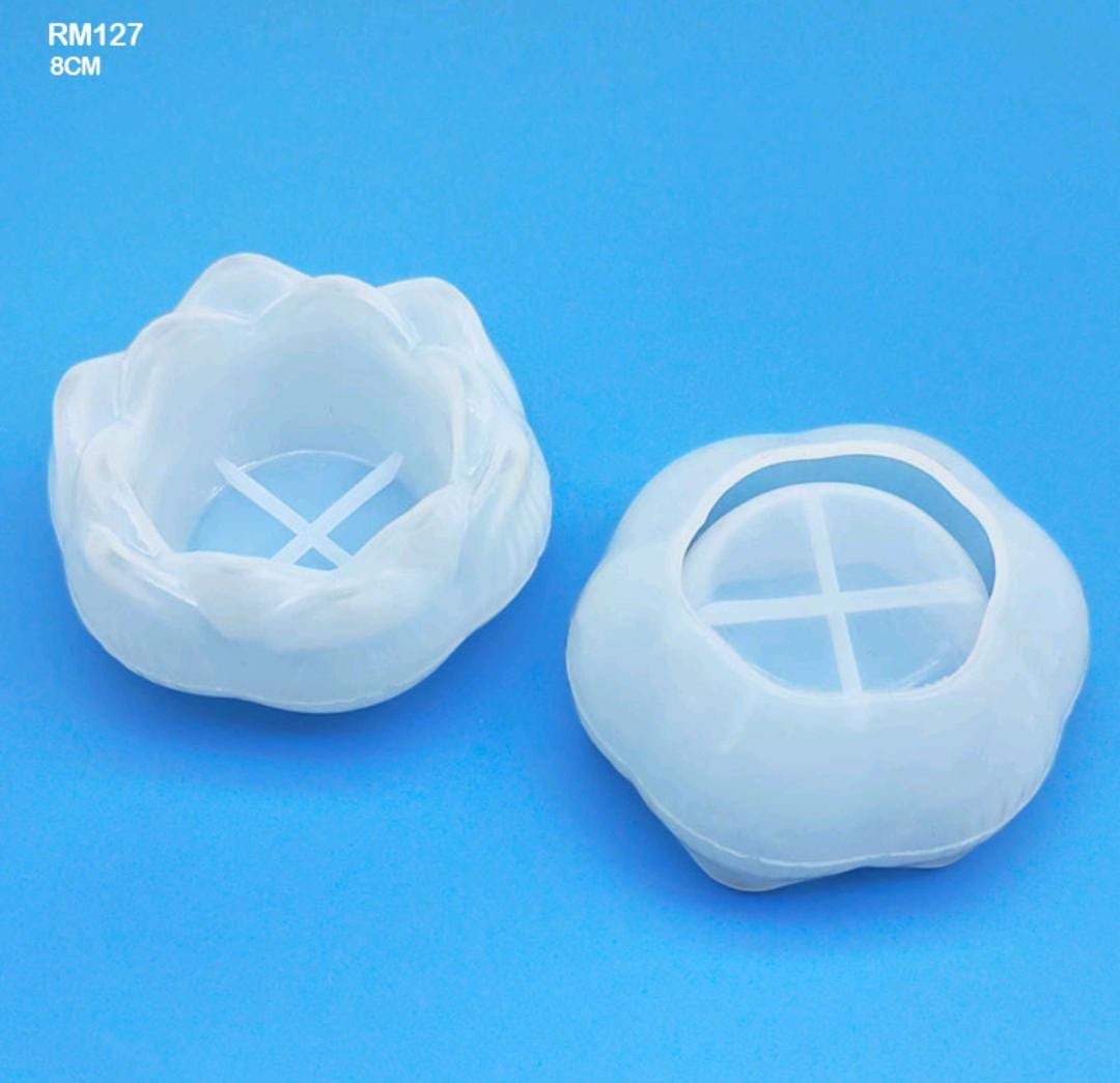 Lotus shape candle silicon mould RM127