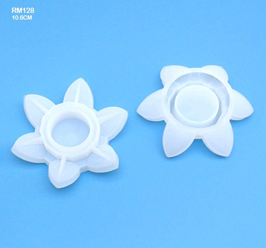 Lotus shape candle silicon mould RM128