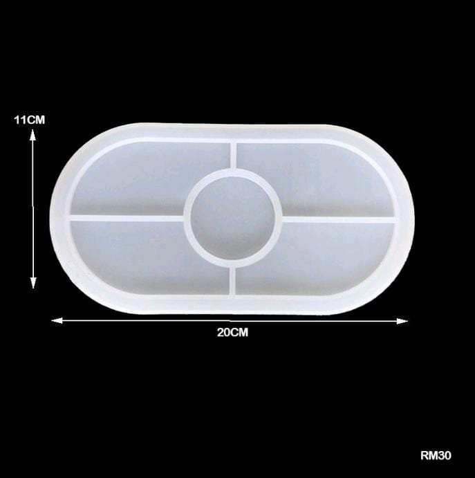 Oval shape silicon mould RM30