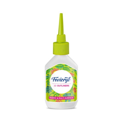Fevicryl 3D outliner - Pearl Metallic Silver