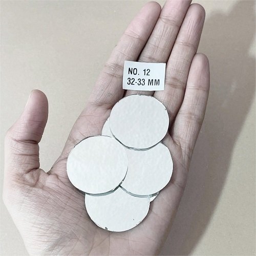 No.12 -Round shape mirror -32-33 MM For Lippan & Embroidery Art