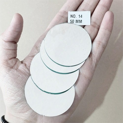 No.14 -Round shape mirror - 48 MM  For Lippan & Embroidery Art