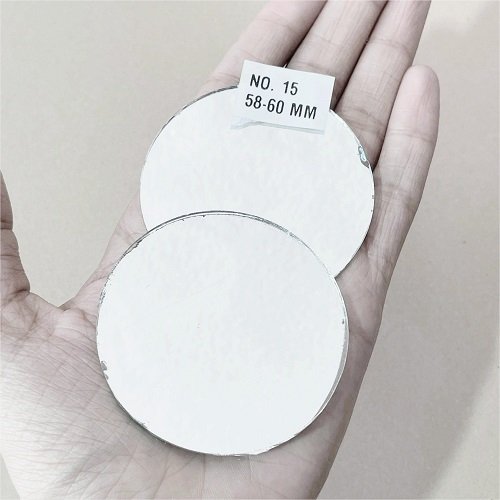 N0.15 - Round shape mirror - 60 MM  For Lippan & Embroidery Art